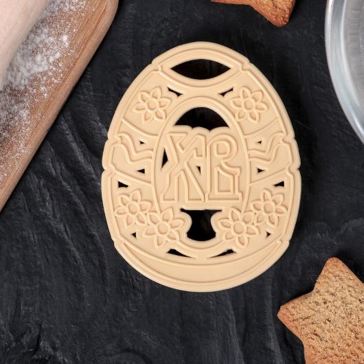 Форма для вырезки теста «Пасхальное яйцо», 8,5×6,8 см