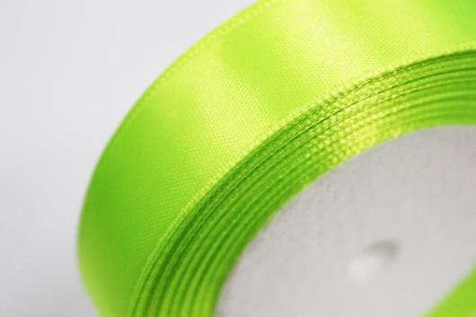 Лента атласная 1,2 см салатовая