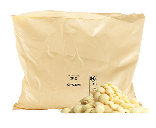 Sicao Шоколад белый в галлетах 25,5%  5 кг