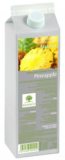 Пюре ананас  Ravifrut 1 кг охлажденное