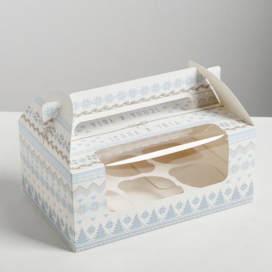 Коробка на 6 капкейков 