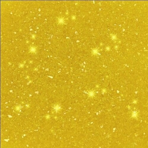 Глиттер пищевой желтый