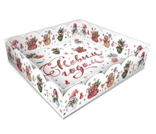 Коробка для кондитерских изделий «Печенюшки», 12 × 12 × 3 см