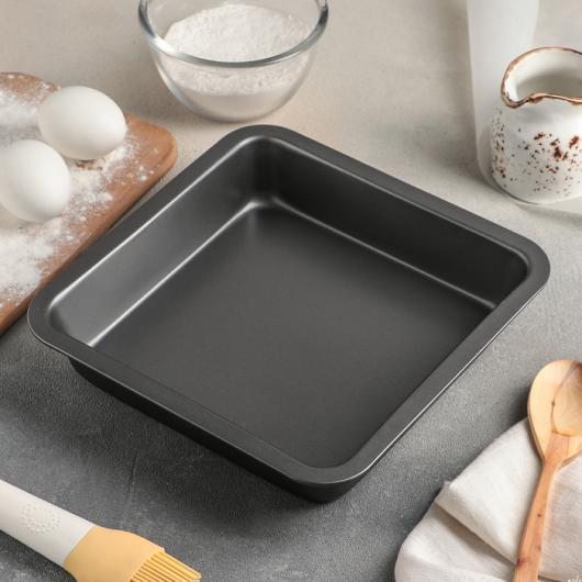 Форма для выпечки «Квадрат», 22,5×4,7 см, антипригарное покрыти
