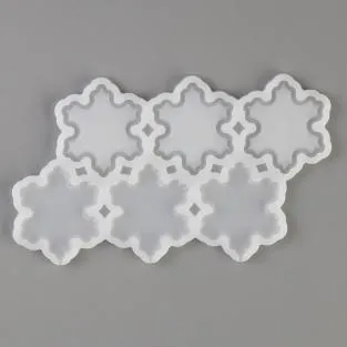 Молд силиконовый «Снежинки», 17,5×13×0,3 см